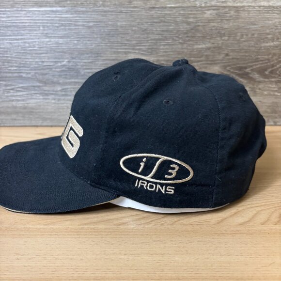 Ping Hat Cap Strap Back Black Golf Golfing i3 Ist Driver Outdoors Adjustable - Picture 4 of 9